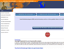 Tablet Screenshot of medizin-telegramm.com